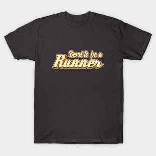 Born to be a Runner typography T-Shirt